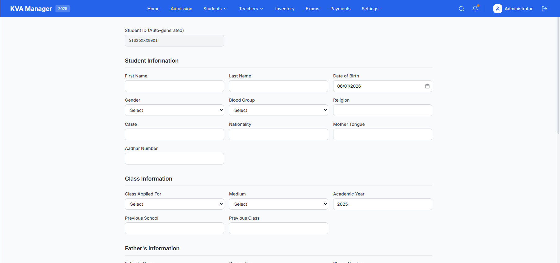XT School Management System